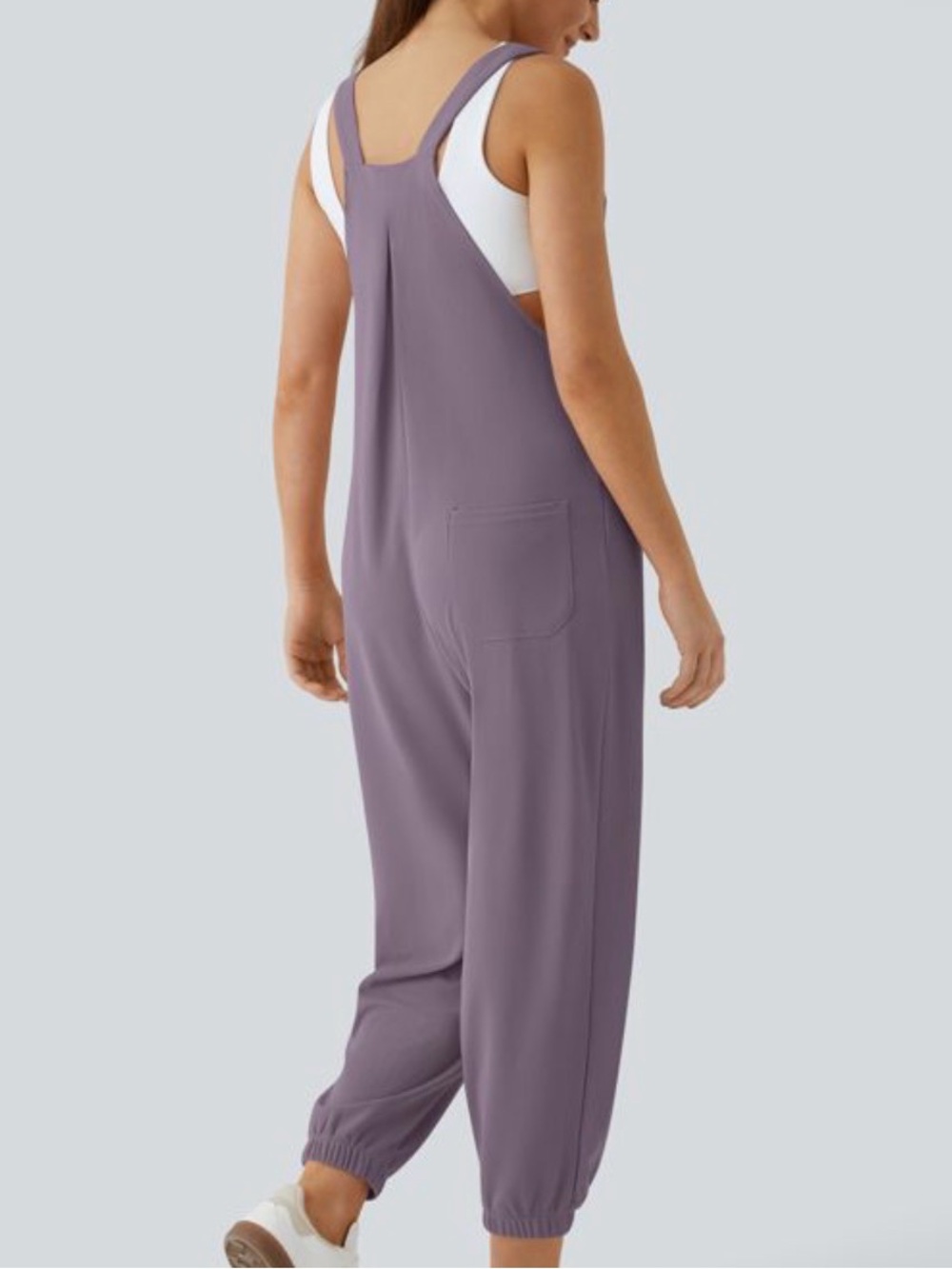 Halara Pockets Waffle Casual Jogger Overalls Size S - NWOT - Picture 2 of 13